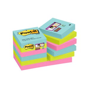 Super Sticky Notes Miami 47,6x47,6mm (12)