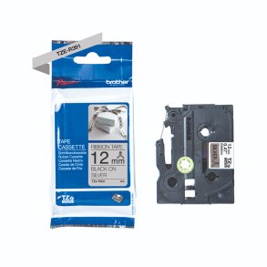 TZe-R931 printer sort tekst p slv 12mm bnd