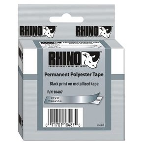 Tape Rhino 19mmx5,5m perm polyest bl/metal