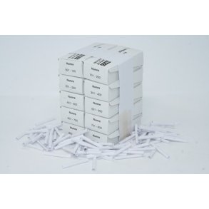 Tombola numre 1-1000 Hvid