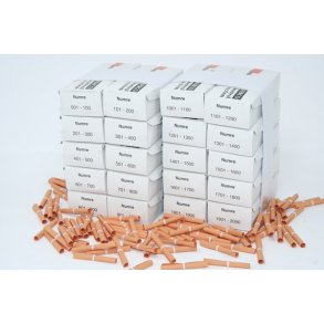 Tombola numre 1-2000 Orange