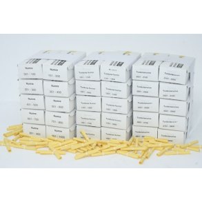 Tombola numre 1-3000 Gul