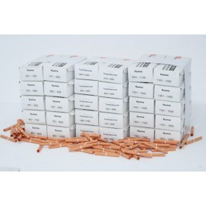 Tombola numre 1-3000 Orange