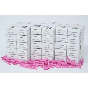 Tombola numre 1-3000 Rosa
