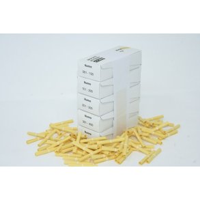 Tombola numre 1-500 Gul