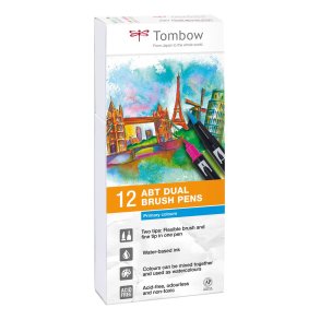 Tombow ABT Dual Brush 12P-1 basis farver