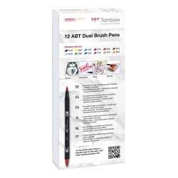 Tombow ABT Dual Brush 12P-1 basis farver