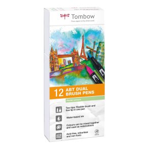Tombow ABT Dual Brush 12P-2 Pastel farver