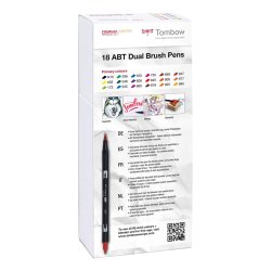 Tombow ABT Dual Brush 18P-1 primrfarver