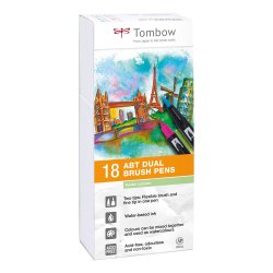 Tombow ABT Dual Brush 18P-5 pastelfarver