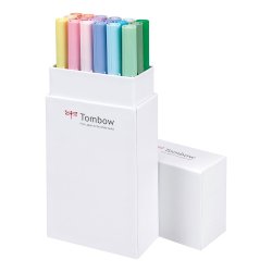 Tombow ABT Dual Brush 18P-5 pastelfarver