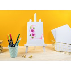 Tombow Watercoloring Canvas set Floral Letters