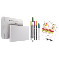 Tombow Watercoloring Canvas set Floral Letters