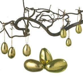 Tr g guld med snor 2-3cm 1 stk.