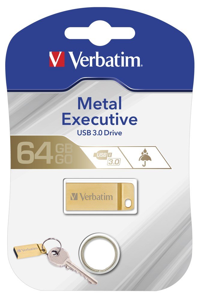 USB 3.0 Metal Executive 64GB, Gold