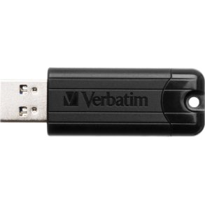 USB 3.0 Pinstripe Drive 256GB, Black