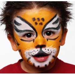 EFA Sminke 4 farver Tiger ansigtsmaling