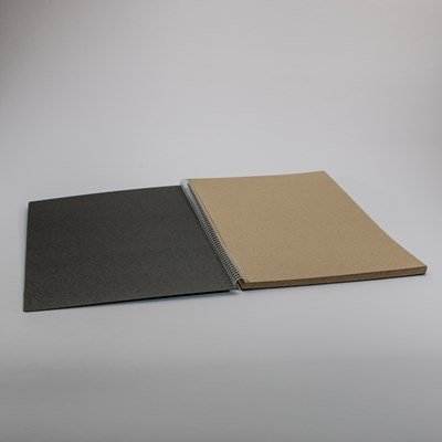 Udklipsbog Folio Sort 17 gr sider