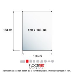 Ultimat Prof. stoleunderlag PC 120x183 hrdt gulv