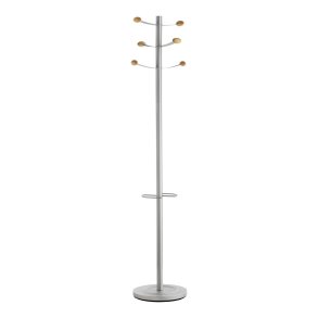 Unilux Coat Stand Bouqet, Grey/Beech