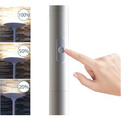 Unilux Pryska Uplight Lamp, White/Wood