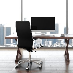 Valuemat stoleunderlag PVC 90x120 cm hrdt gulv