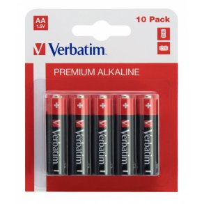 Verbatim Alkaline Batteri AA 10 stk