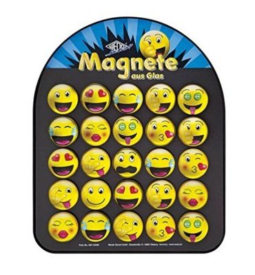 WEDO Glas magneter m. Emojis