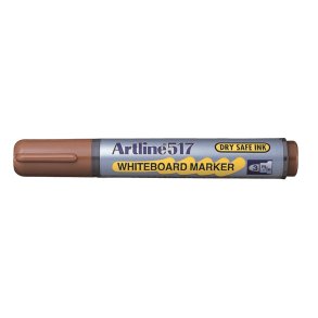 Whiteboardpenna Artline 517 brun