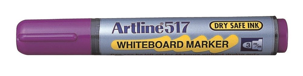 Whiteboardpenna Artline 517 lilla