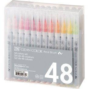 ZIG Clean Color Real Brush 48-set