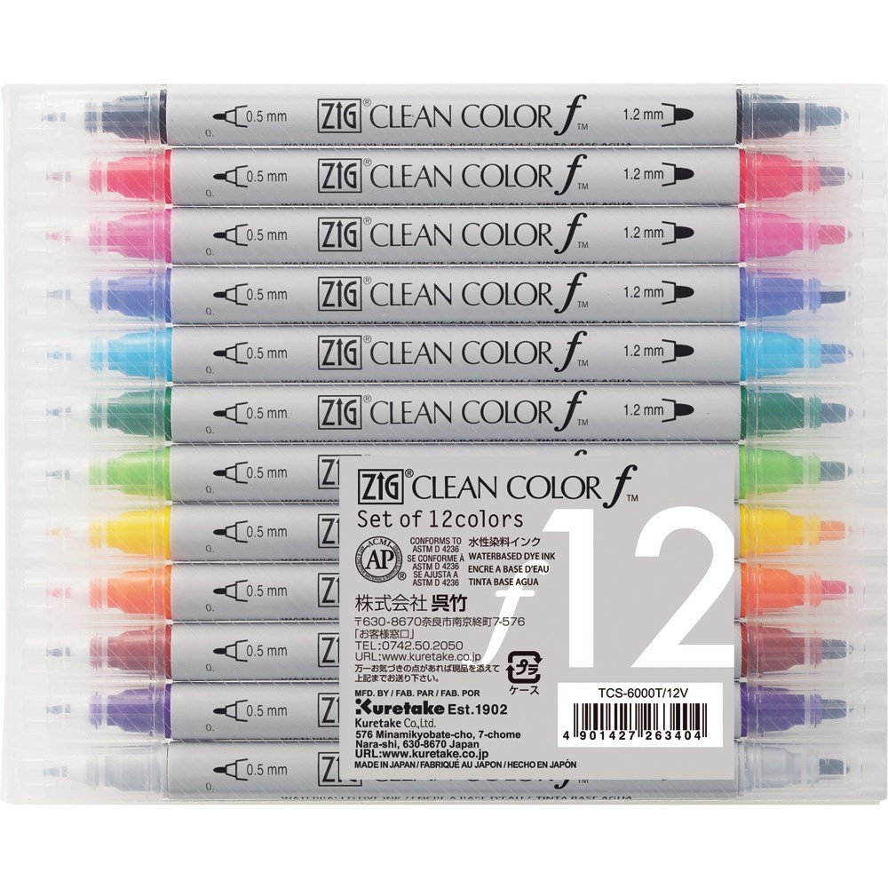 ZIG Clean Color f - 12 farver