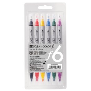 ZIG Clean Color f - 6 farver