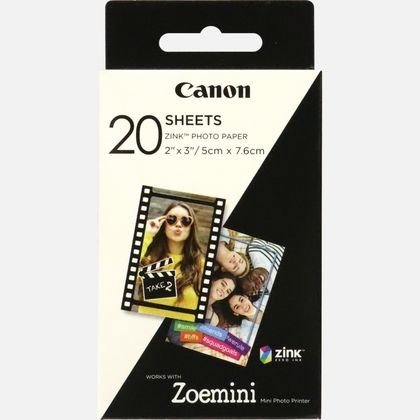 ZINK 2"x3" PhotoPaper x20 sheets