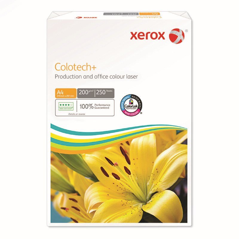 A4 Xerox Colortech+ paper 200g (250)