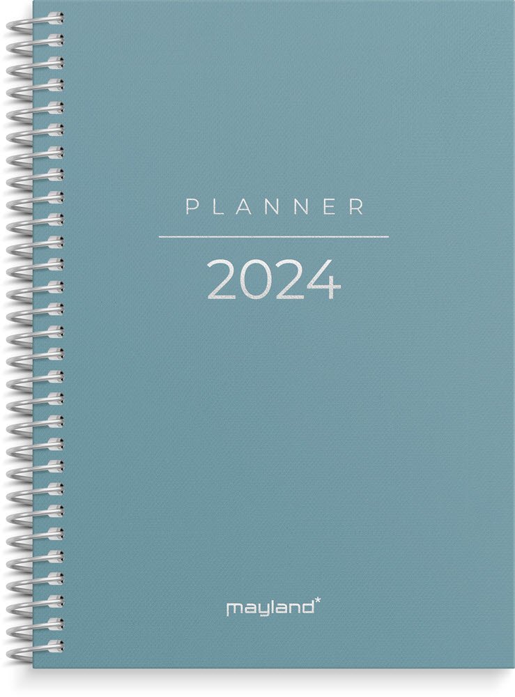 A6 ugekalender hjformat tekstilprg 2024