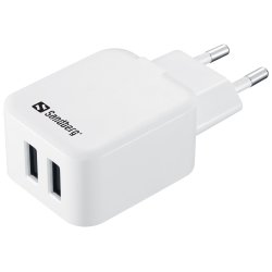 AC Charger Dual USB 2A EU