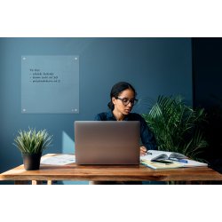 Akryl notestavle t/montering Home 45x45cm