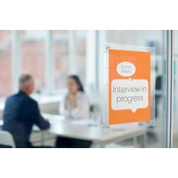 Akryl skilt m/sugekop Premium Plus A3