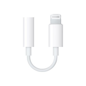 Apple Lightning to 3.5 mm Headphone Adapter, White