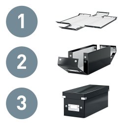 Arkivboks WOW Click&Store Cube Large rd