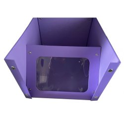 Arkiveringsboks A4 syrenfarvet