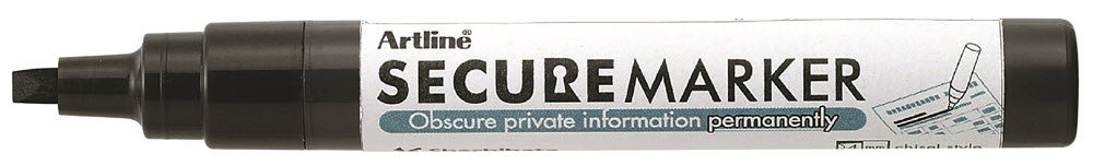 Artline Secure Marker EKSC-4 Sort
