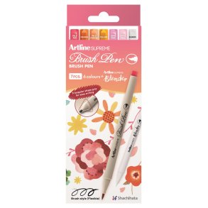 Artline Supreme Pensel Pen Blomster (7)