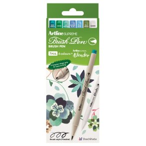 Artline Supreme Pensel Pen Botanisk (7)