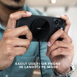 Aura Car The Magnetic Wireless Charging Pad Black