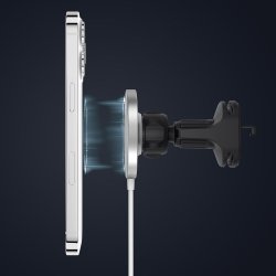 Aura Car-The Magnetic Wireless Charging Pad White