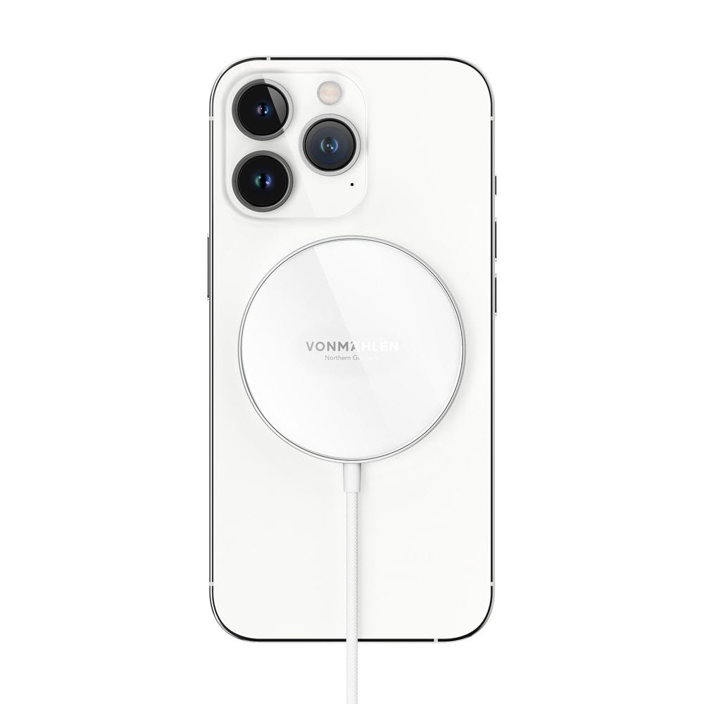 Aura Mini-The Magnetic Wireless Charging Pad White