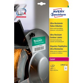 Avery ultra resistente strkbare etiket 99,1x42,3