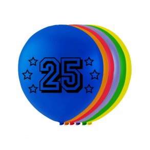 Ballon Nummer 25 26cm